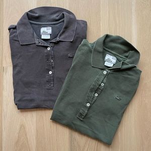 Lacoste “Vintage Washed” Polos